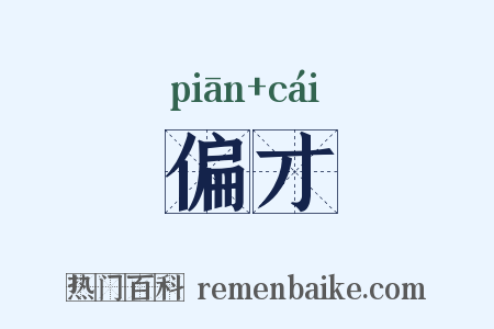 偏才是什么意思的图片